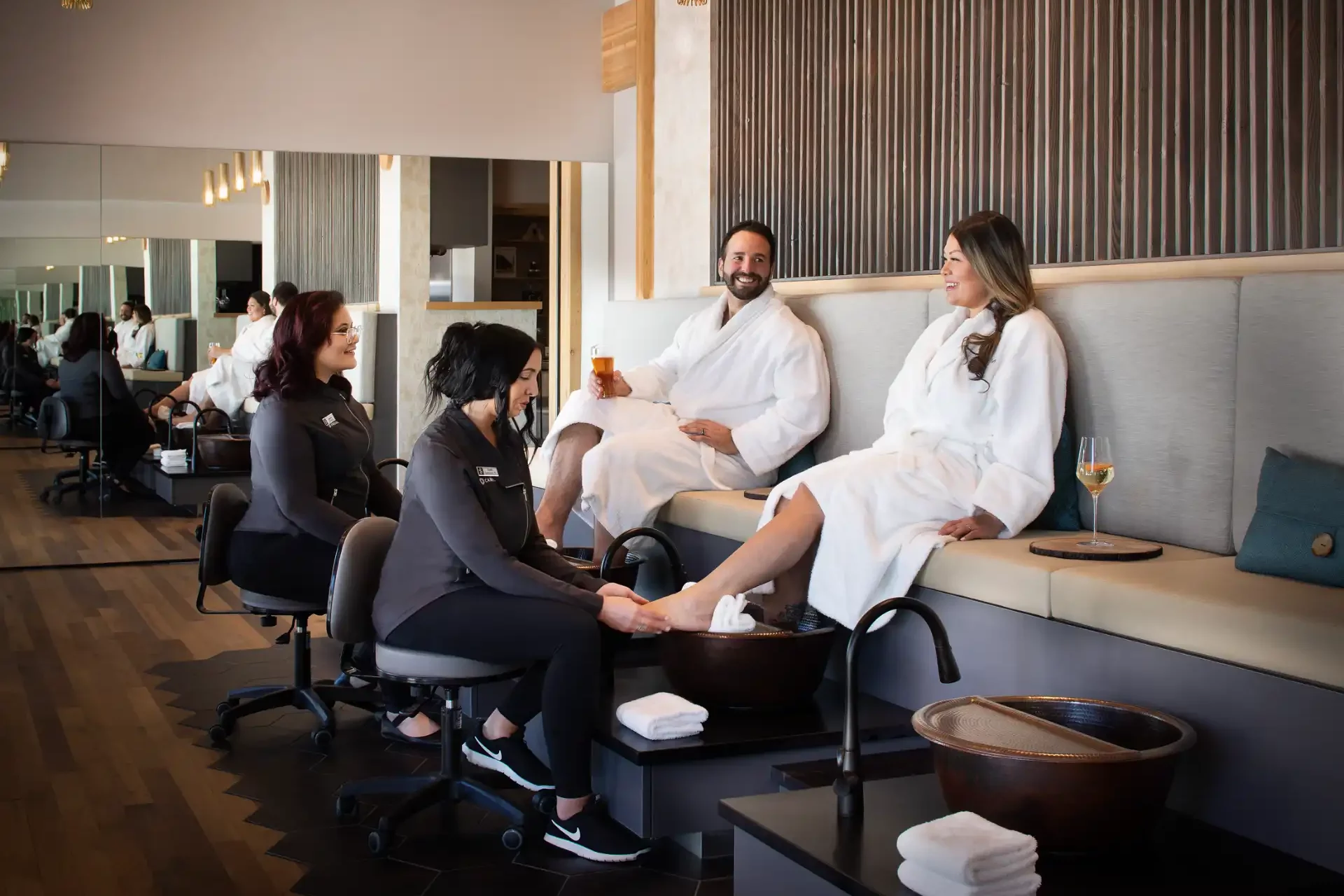 Relaxation for the whole family at Cambium Spa, Schweitzer Mountain Resort.