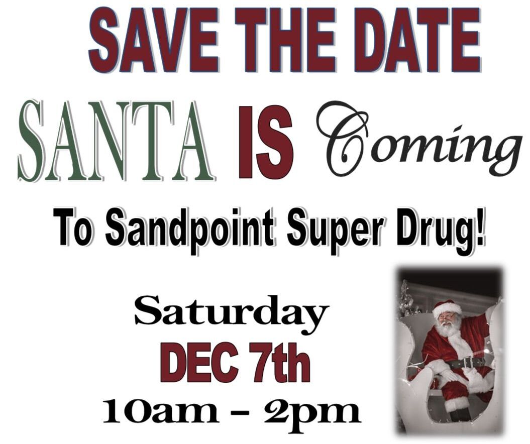 Capture Holiday Magic: Santa Comes to Sandpoint Super Drug