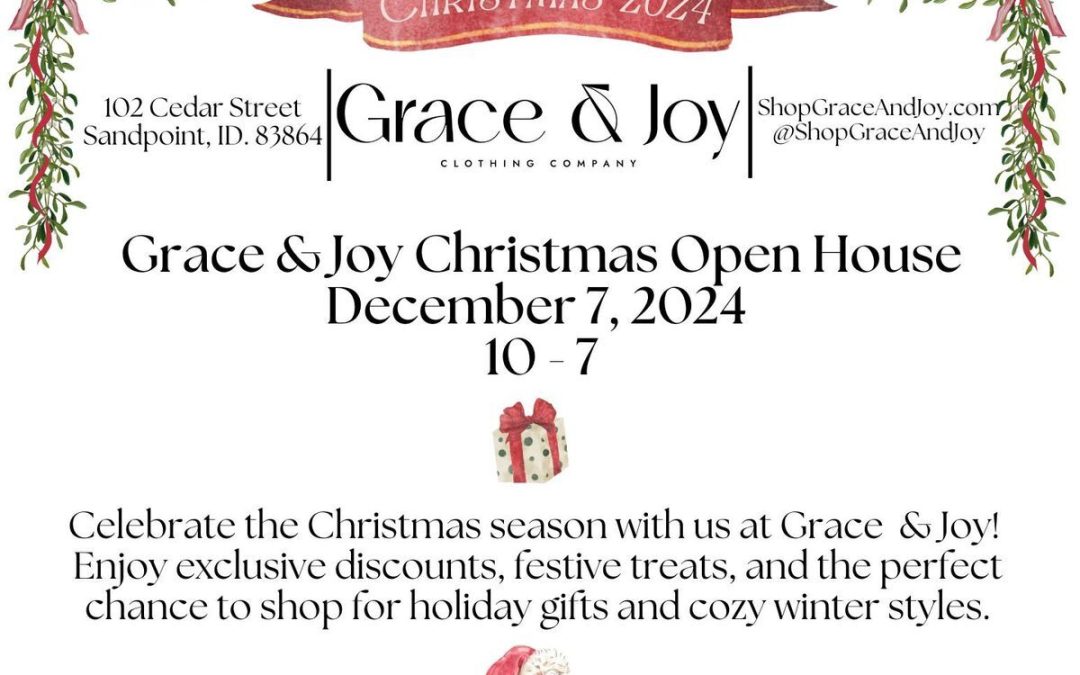 Find Unique Gifts and Holiday Spirit at Grace & Joy’s Christmas Event