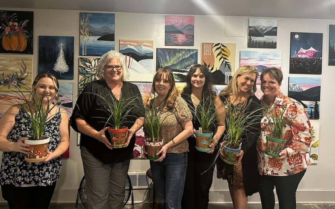 Paint, Sip & Plant: A Creative Night Out in Sandpoint, Idaho