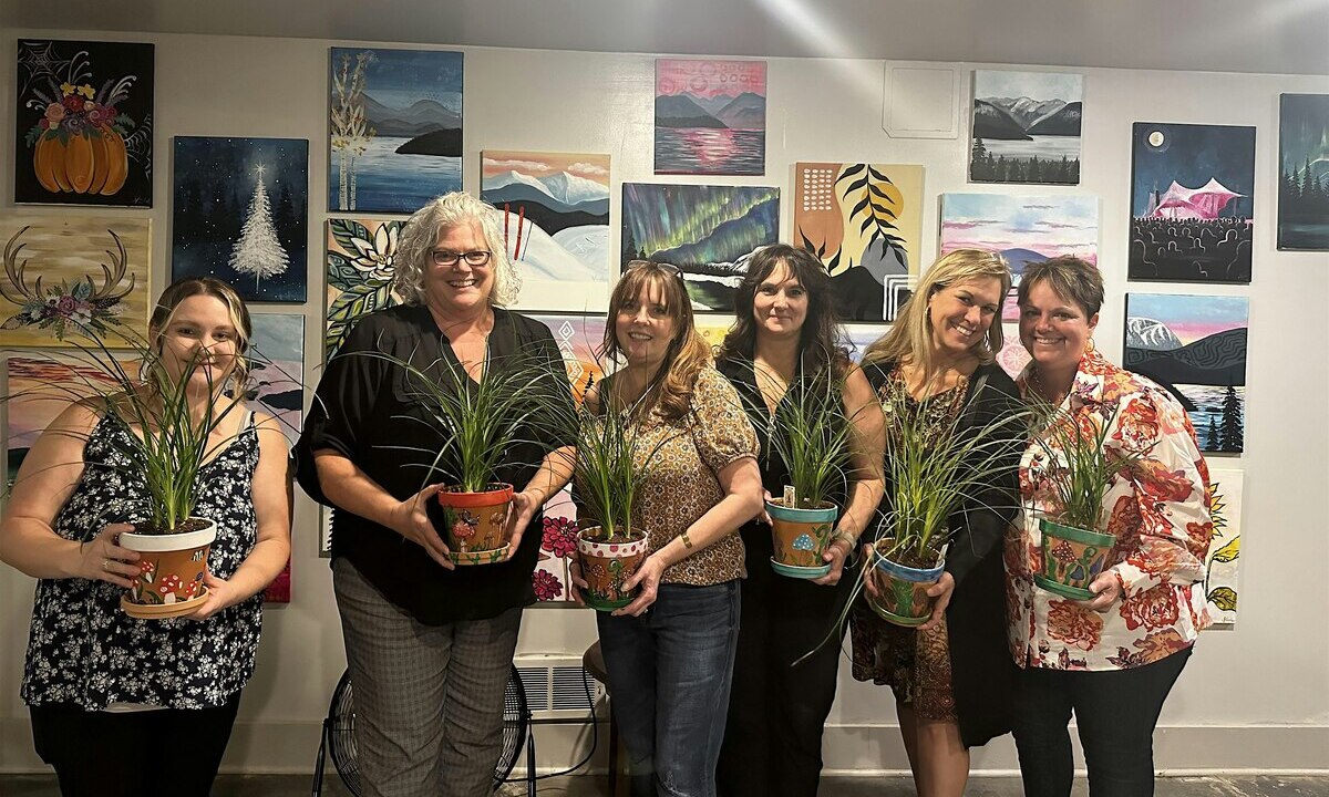 Paint, Sip & Plant: A Creative Night Out in Sandpoint, Idaho